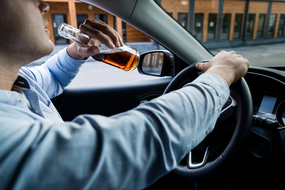 beber dentro del coche